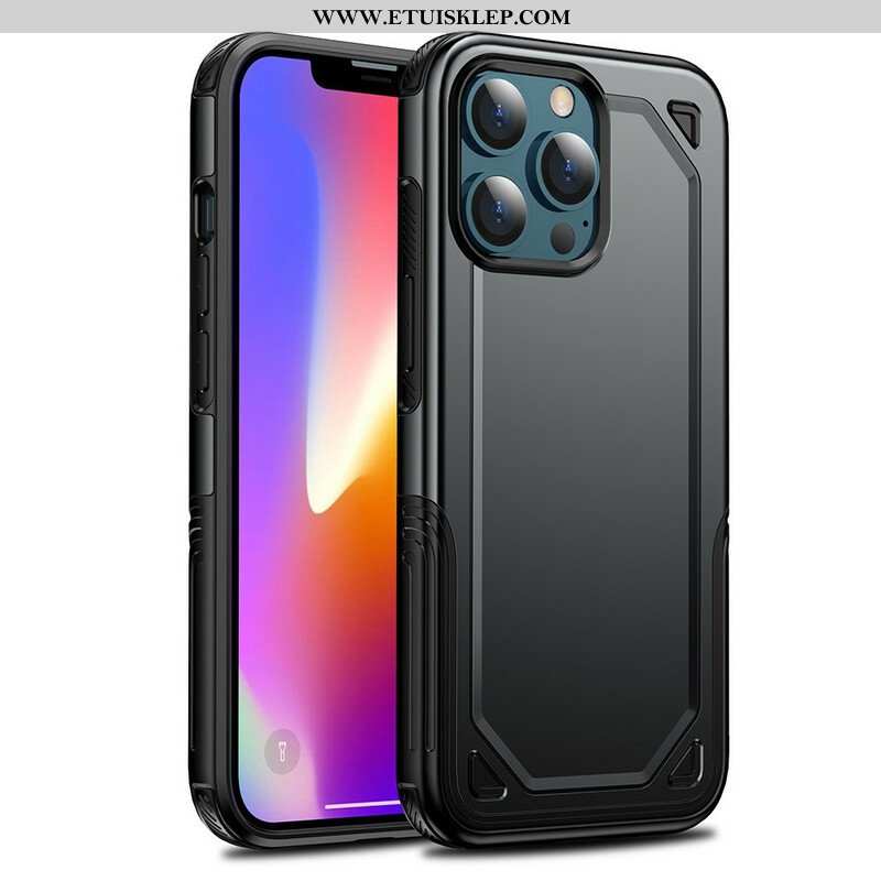 Etui do iPhone 13 Pro Efekt Metalicznego Pancerza
